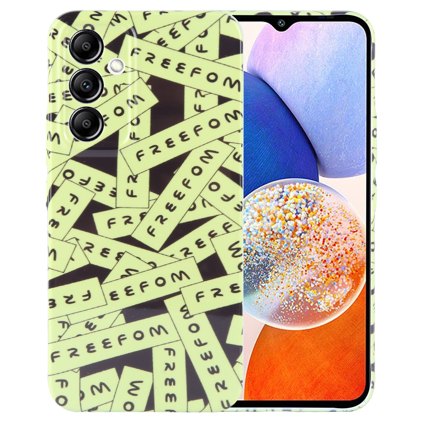 Samsung Galaxy A14 5G Painted Pattern PC Phone Case with Precise Hole Design