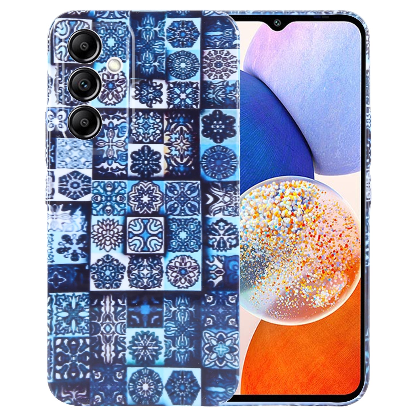 Samsung Galaxy A14 5G Painted Pattern PC Phone Case with Precise Hole Design