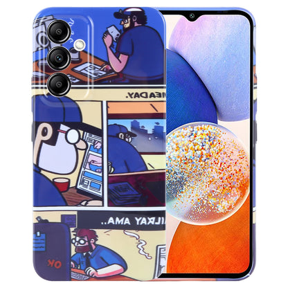 Samsung Galaxy A14 5G Painted Pattern PC Phone Case with Precise Hole Design