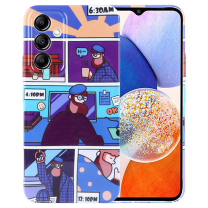 Samsung Galaxy A14 5G Painted Pattern PC Phone Case with Precise Hole Design