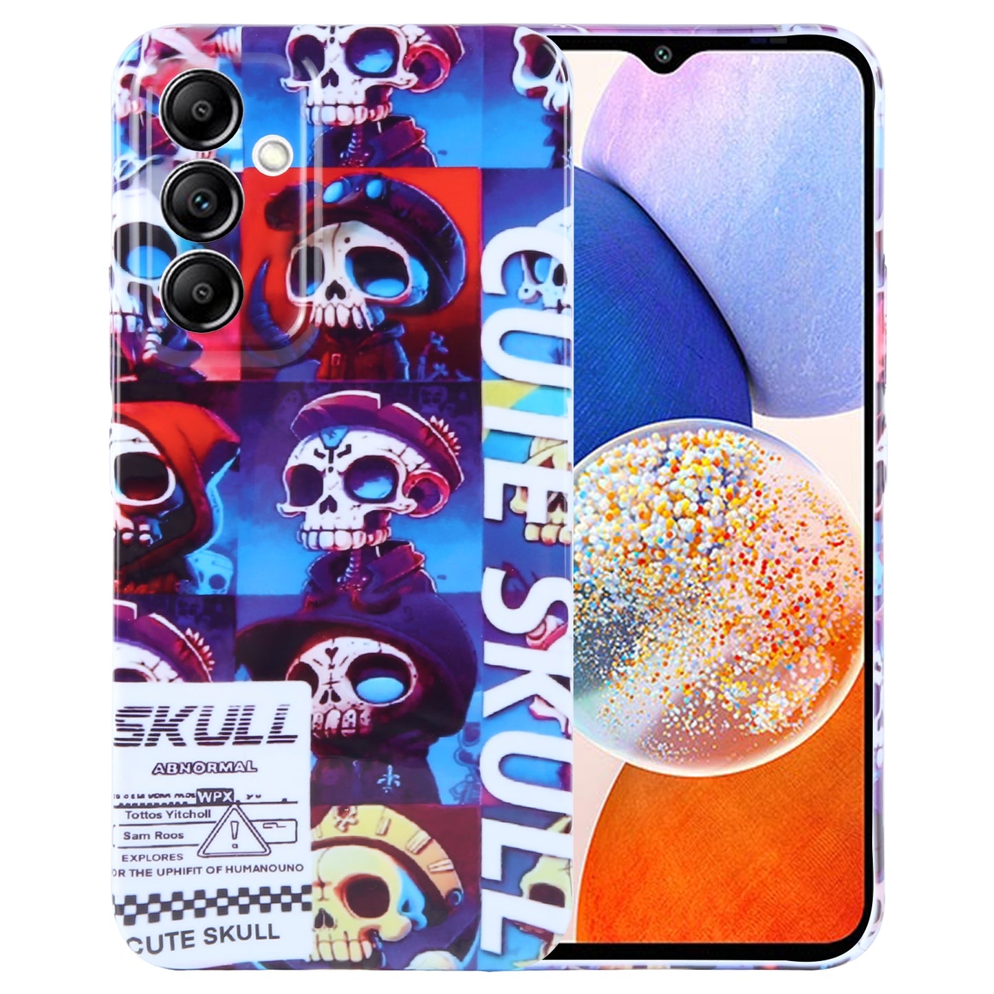 Samsung Galaxy A14 5G Painted Pattern PC Phone Case with Precise Hole Design