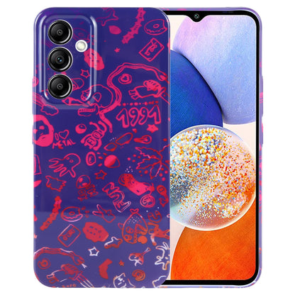 Samsung Galaxy A14 5G Painted Pattern PC Phone Case with Precise Hole Design