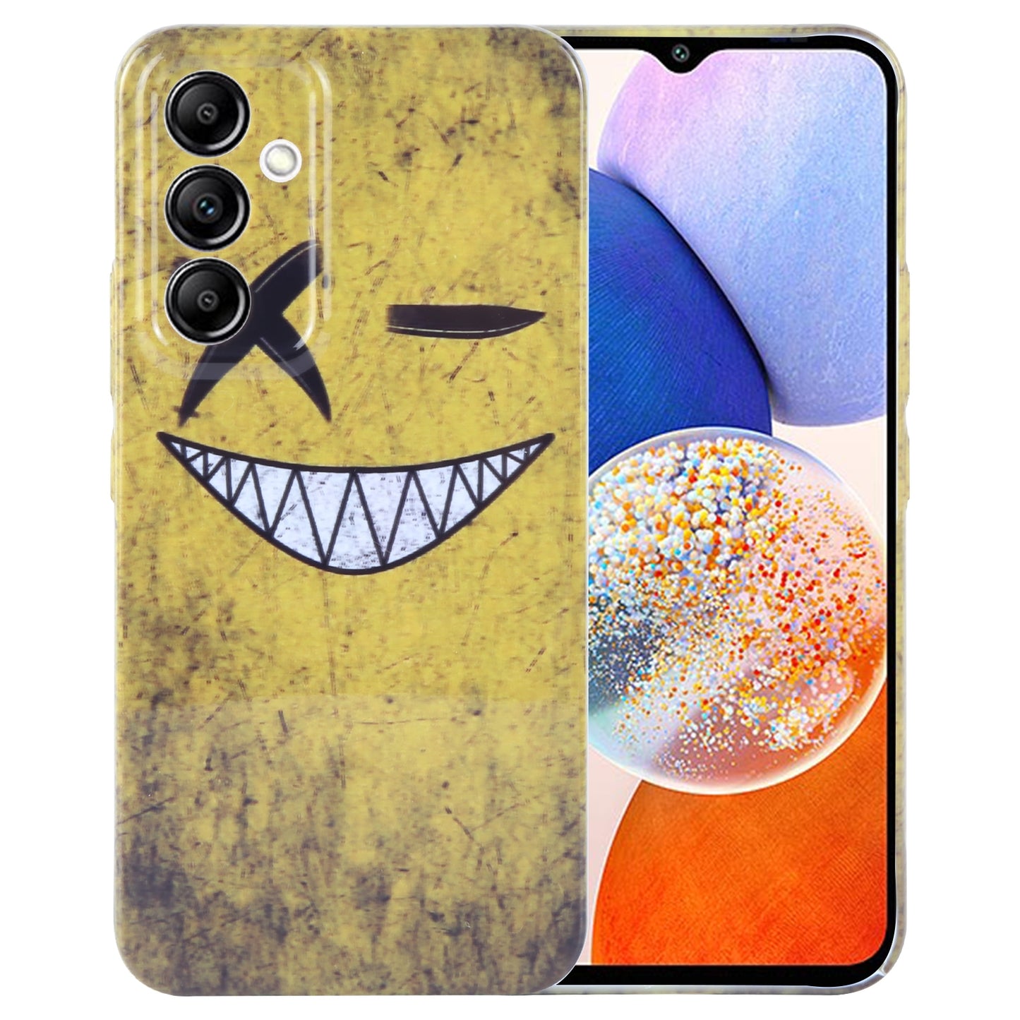 Samsung Galaxy A14 5G Painted Pattern PC Phone Case with Precise Hole Design