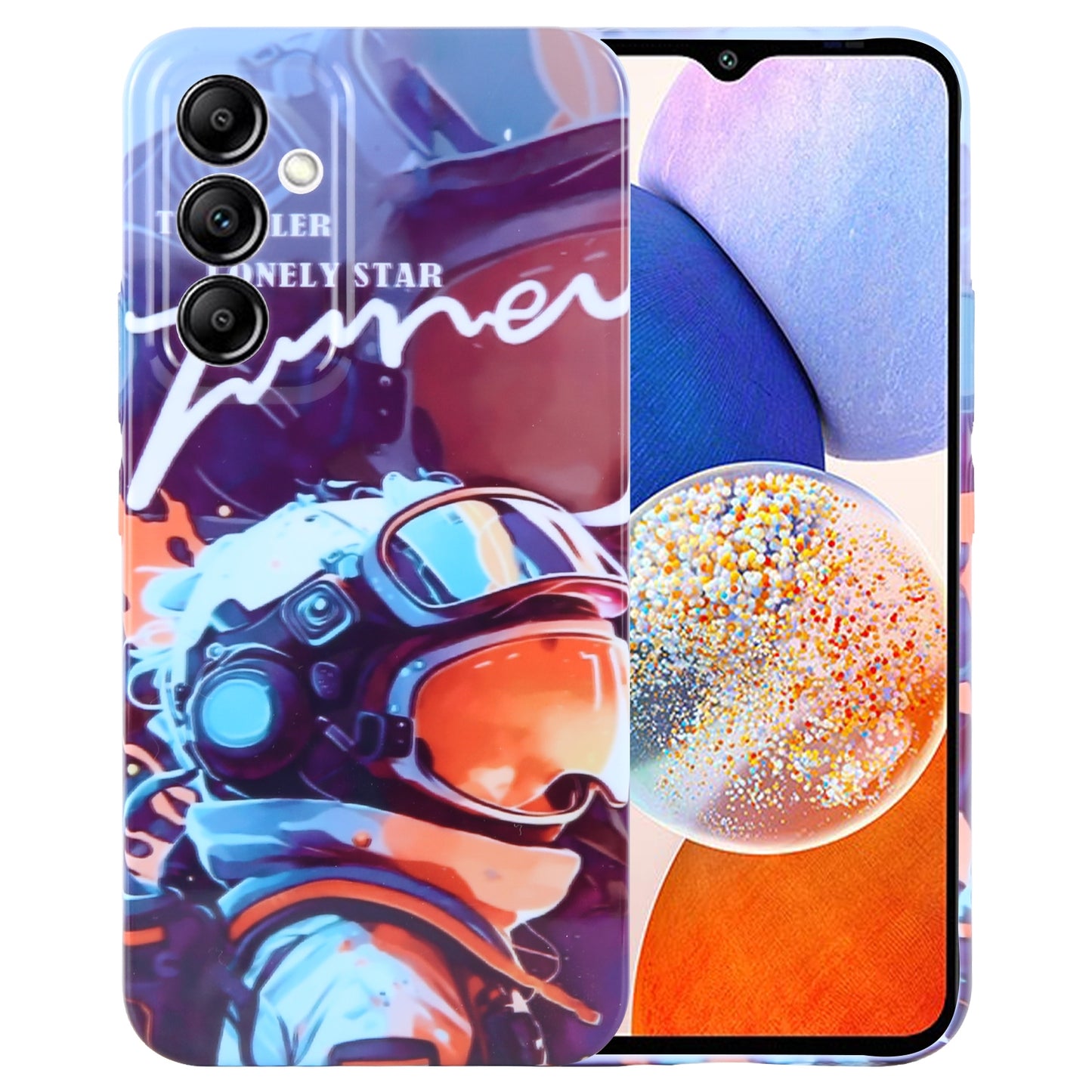 Samsung Galaxy A14 5G Painted Pattern PC Phone Case with Precise Hole Design