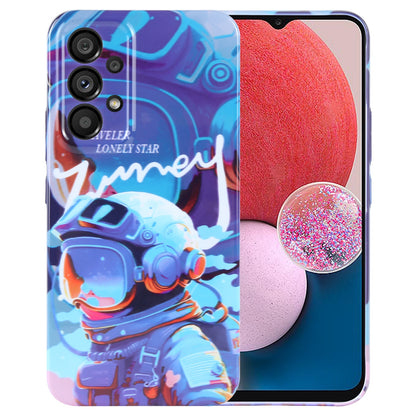 Samsung Galaxy A13 4G Painted Pattern PC Phone Case with Precise Hole Design