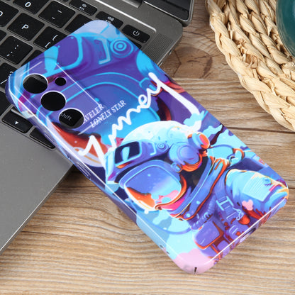 Samsung Galaxy A13 4G Painted Pattern PC Phone Case with Precise Hole Design
