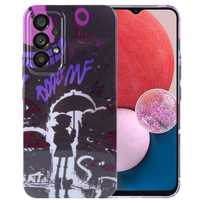 Samsung Galaxy A13 4G Painted Pattern PC Phone Case with Precise Hole Design
