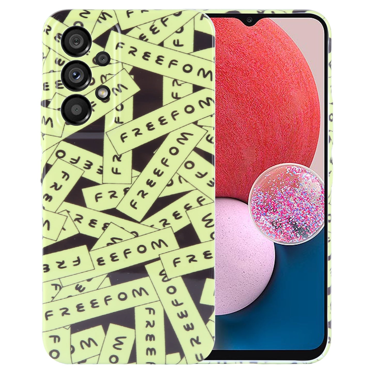 Samsung Galaxy A13 4G Painted Pattern PC Phone Case with Precise Hole Design