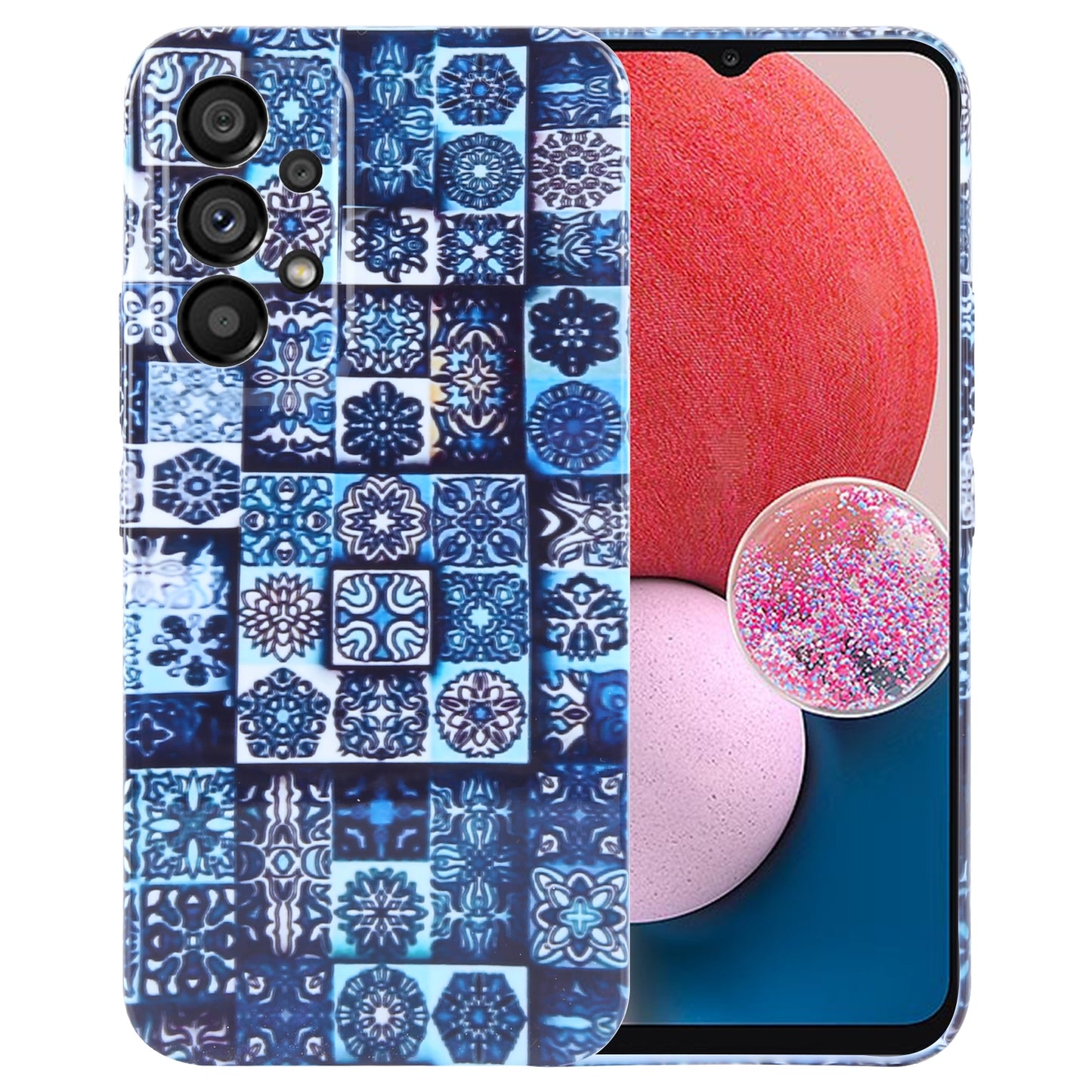Samsung Galaxy A13 4G Painted Pattern PC Phone Case with Precise Hole Design