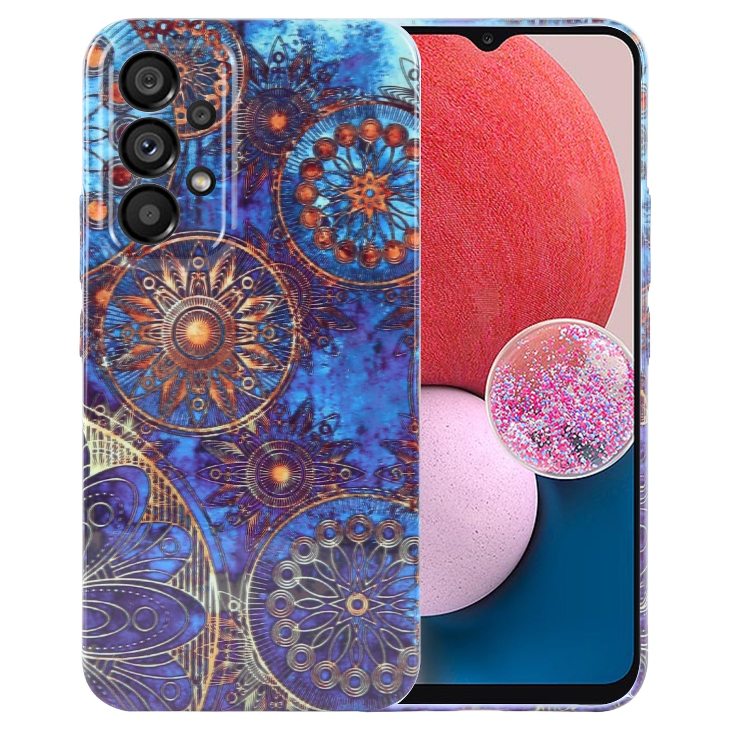Samsung Galaxy A13 4G Painted Pattern PC Phone Case with Precise Hole Design