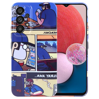Samsung Galaxy A13 4G Painted Pattern PC Phone Case with Precise Hole Design