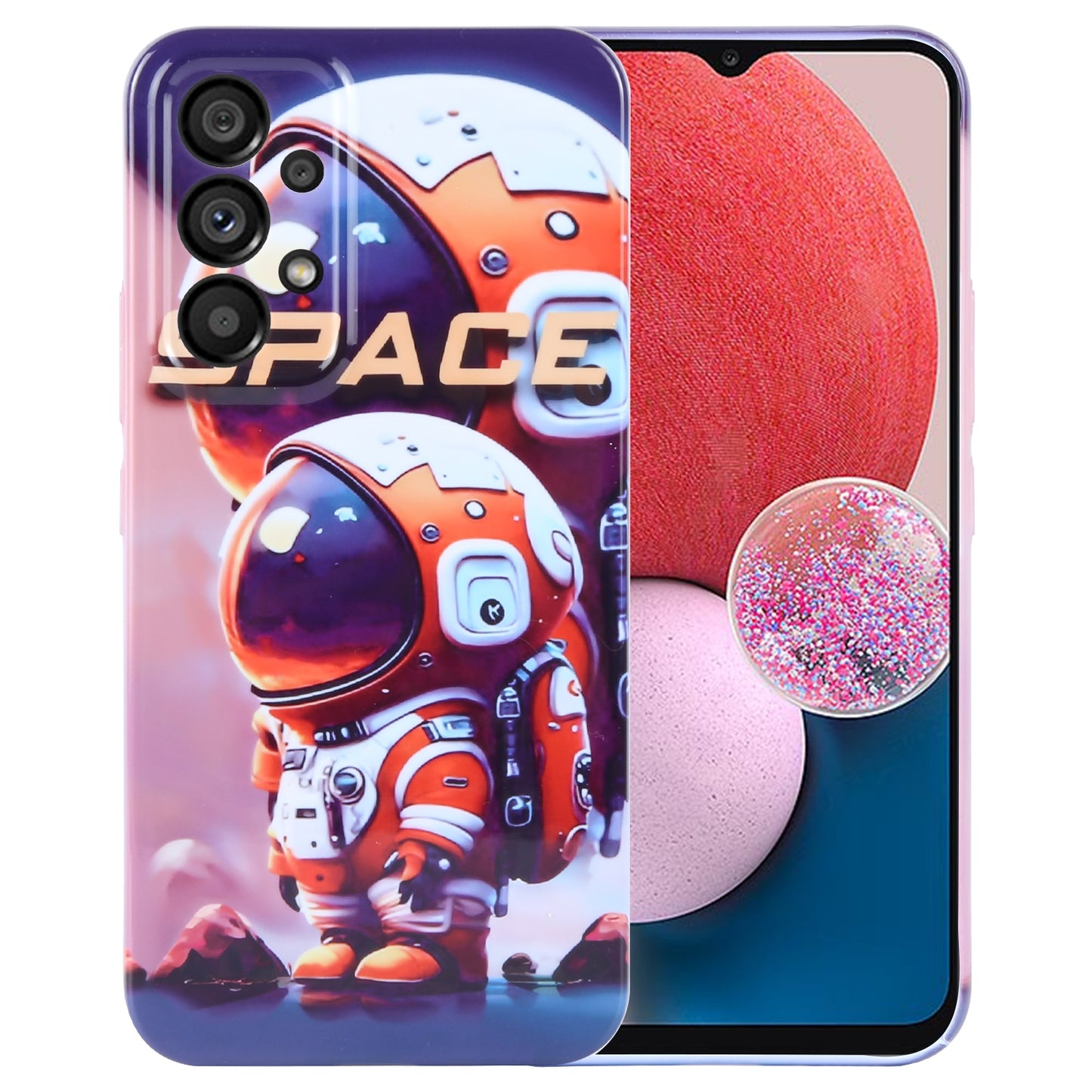 Samsung Galaxy A13 4G Painted Pattern PC Phone Case with Precise Hole Design
