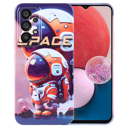 Samsung Galaxy A13 4G Painted Pattern PC Phone Case with Precise Hole Design