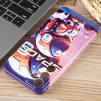 Samsung Galaxy A13 4G Painted Pattern PC Phone Case with Precise Hole Design