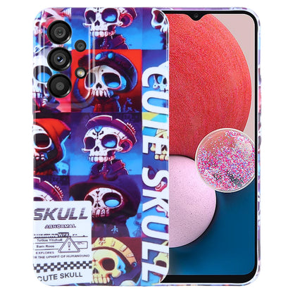 Samsung Galaxy A13 4G Painted Pattern PC Phone Case with Precise Hole Design