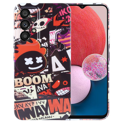 Samsung Galaxy A13 4G Painted Pattern PC Phone Case with Precise Hole Design