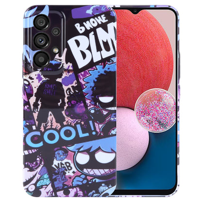 Samsung Galaxy A13 4G Painted Pattern PC Phone Case with Precise Hole Design