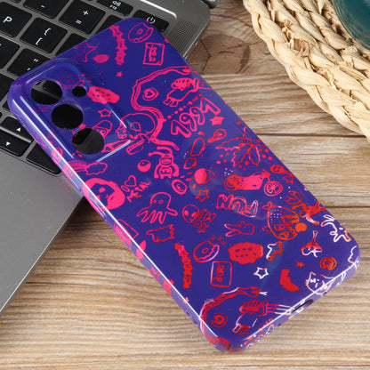 Samsung Galaxy A13 4G Painted Pattern PC Phone Case with Precise Hole Design