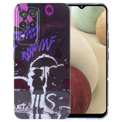 Samsung Galaxy A12 Painted Pattern PC Phone Case with Precise Hole Design