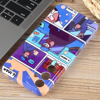 Samsung Galaxy A12 Painted Pattern PC Phone Case with Precise Hole Design