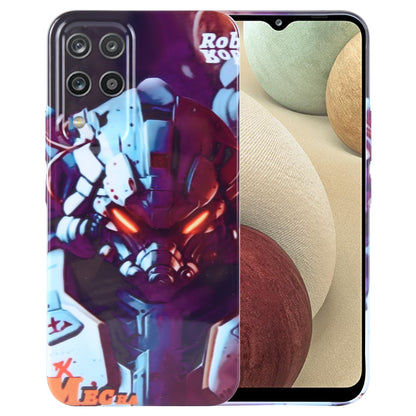 Samsung Galaxy A12 Painted Pattern PC Phone Case with Precise Hole Design