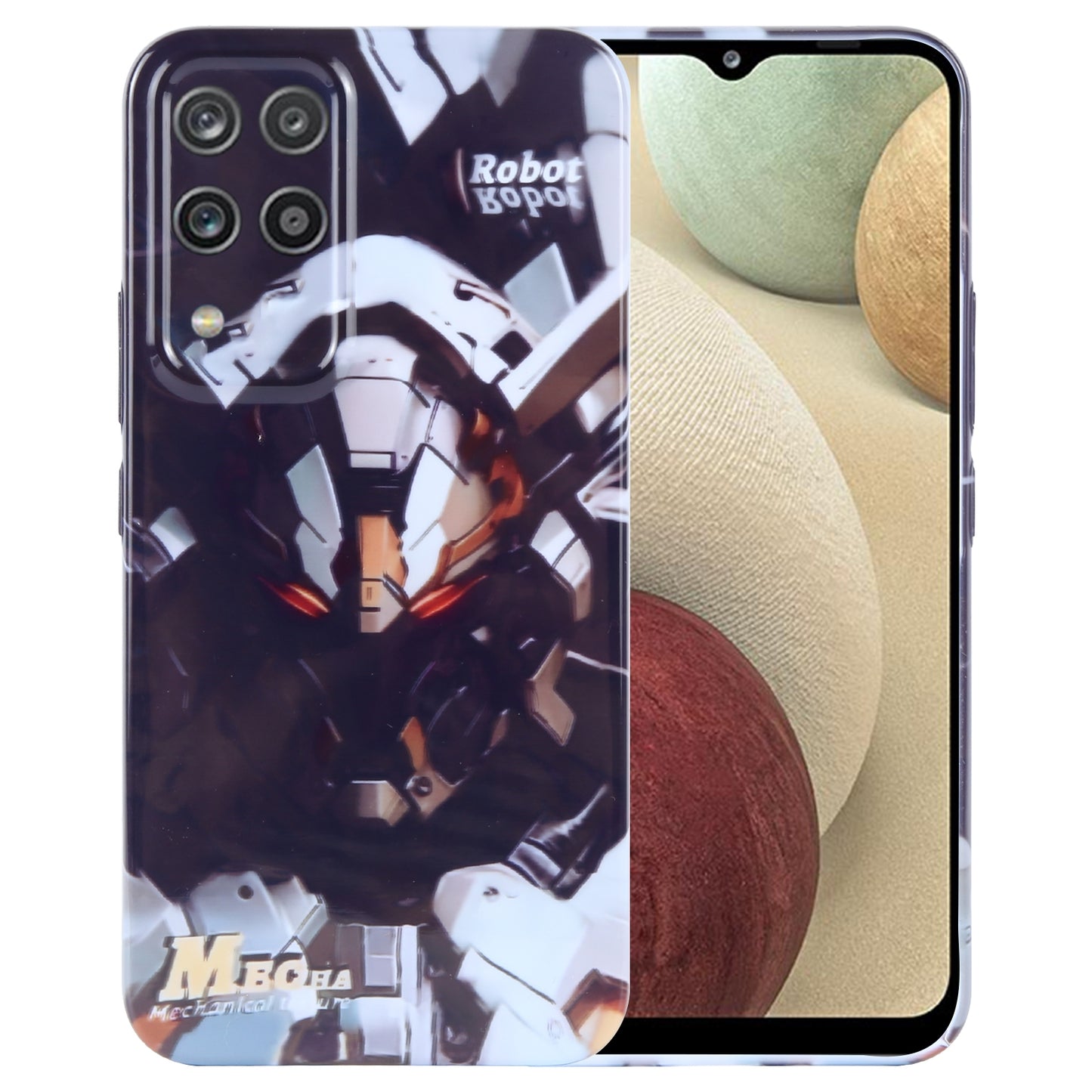 Samsung Galaxy A12 Painted Pattern PC Phone Case with Precise Hole Design