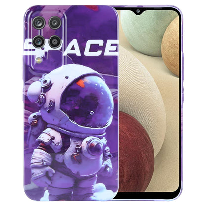 Samsung Galaxy A12 Painted Pattern PC Phone Case with Precise Hole Design