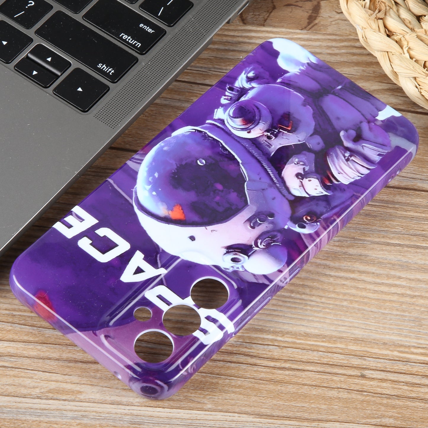 Samsung Galaxy A12 Painted Pattern PC Phone Case with Precise Hole Design