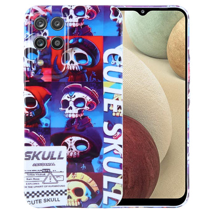 Samsung Galaxy A12 Painted Pattern PC Phone Case with Precise Hole Design