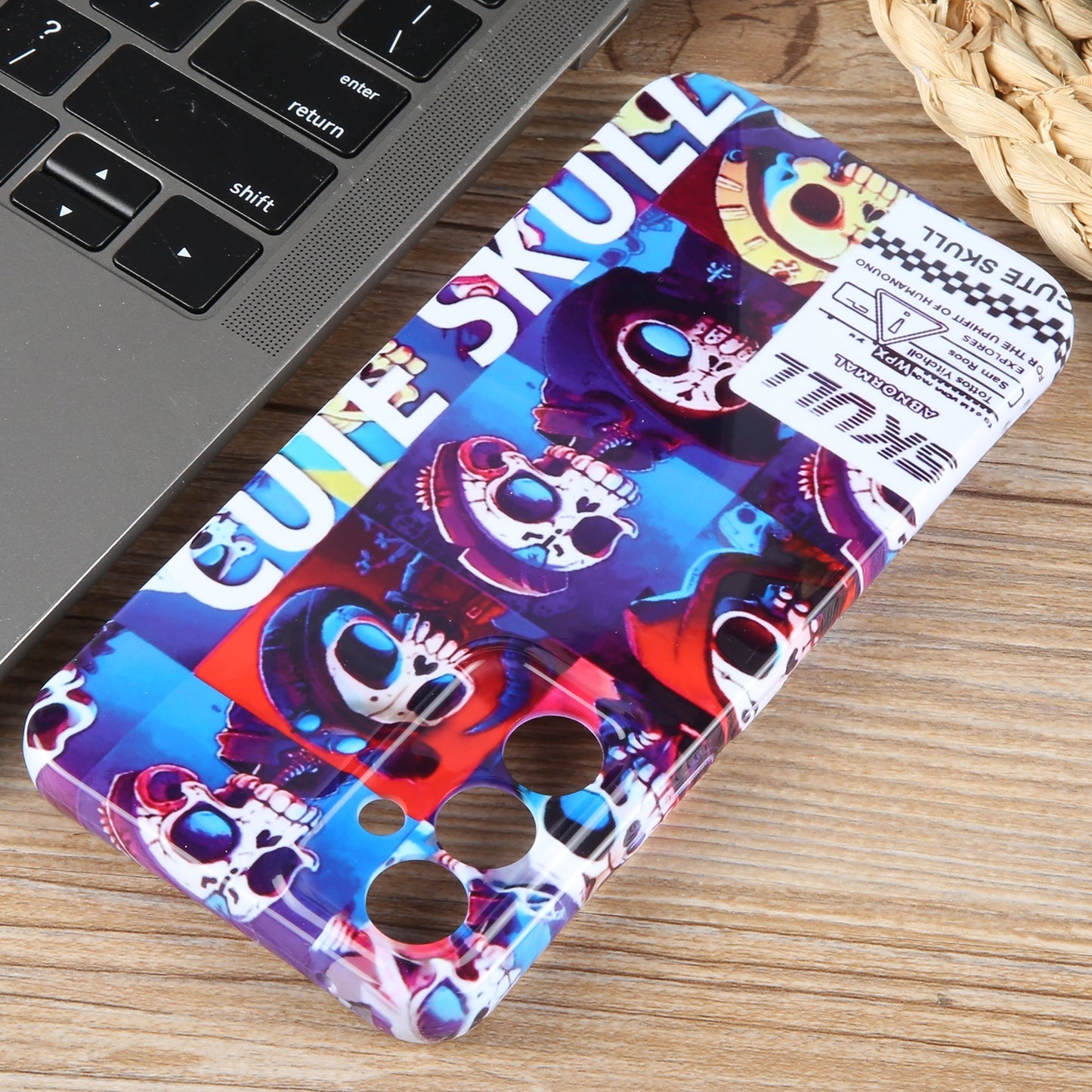 Samsung Galaxy A12 Painted Pattern PC Phone Case with Precise Hole Design