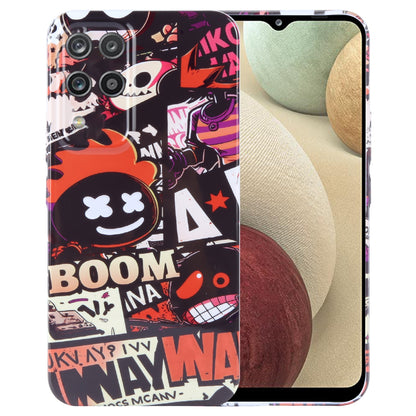 Samsung Galaxy A12 Painted Pattern PC Phone Case with Precise Hole Design