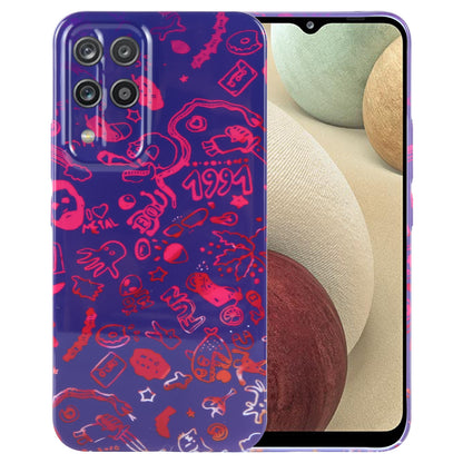 Samsung Galaxy A12 Painted Pattern PC Phone Case with Precise Hole Design