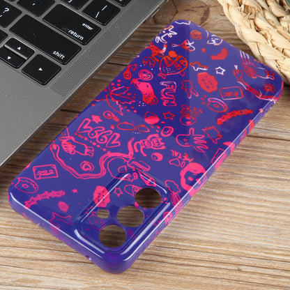 Samsung Galaxy A12 Painted Pattern PC Phone Case with Precise Hole Design