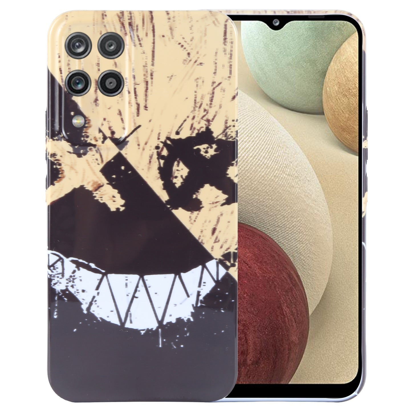 Samsung Galaxy A12 Painted Pattern PC Phone Case with Precise Hole Design