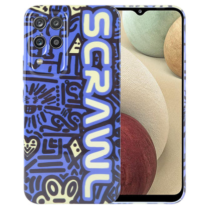 Samsung Galaxy A12 Painted Pattern PC Phone Case with Precise Hole Design