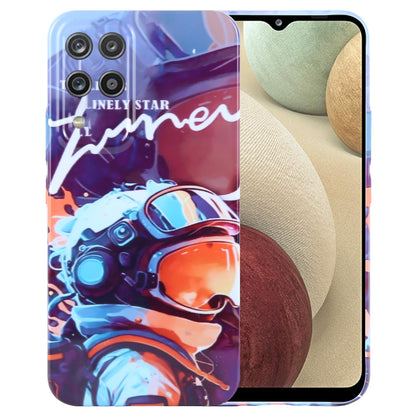 Samsung Galaxy A12 Painted Pattern PC Phone Case with Precise Hole Design