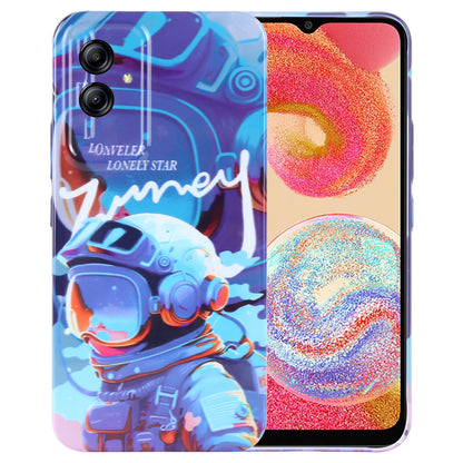 Samsung Galaxy A04e Painted Pattern PC Phone Case with Precise Hole Design