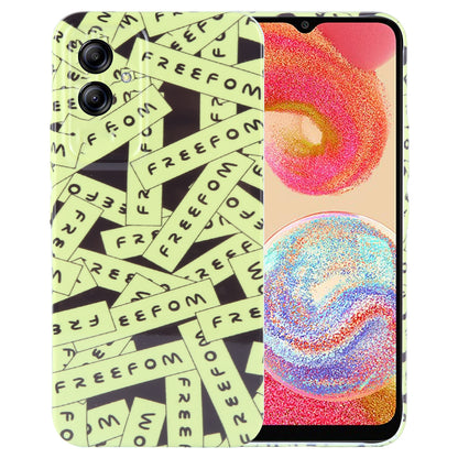 Samsung Galaxy A04e Painted Pattern PC Phone Case with Precise Hole Design
