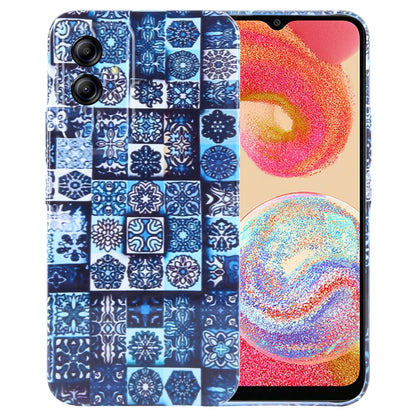 Samsung Galaxy A04e Painted Pattern PC Phone Case with Precise Hole Design