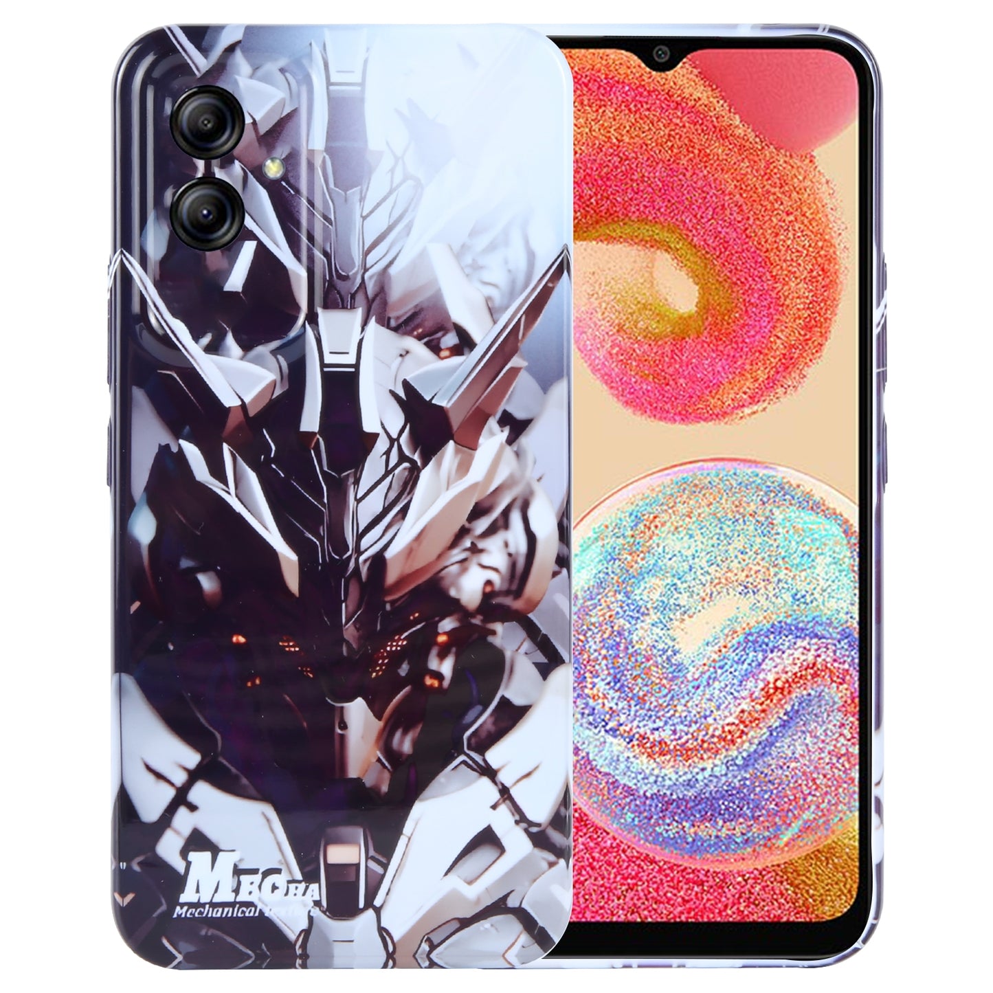 Samsung Galaxy A04e Painted Pattern PC Phone Case with Precise Hole Design
