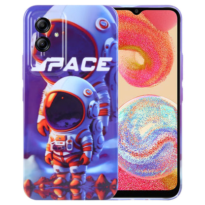 Samsung Galaxy A04e Painted Pattern PC Phone Case with Precise Hole Design