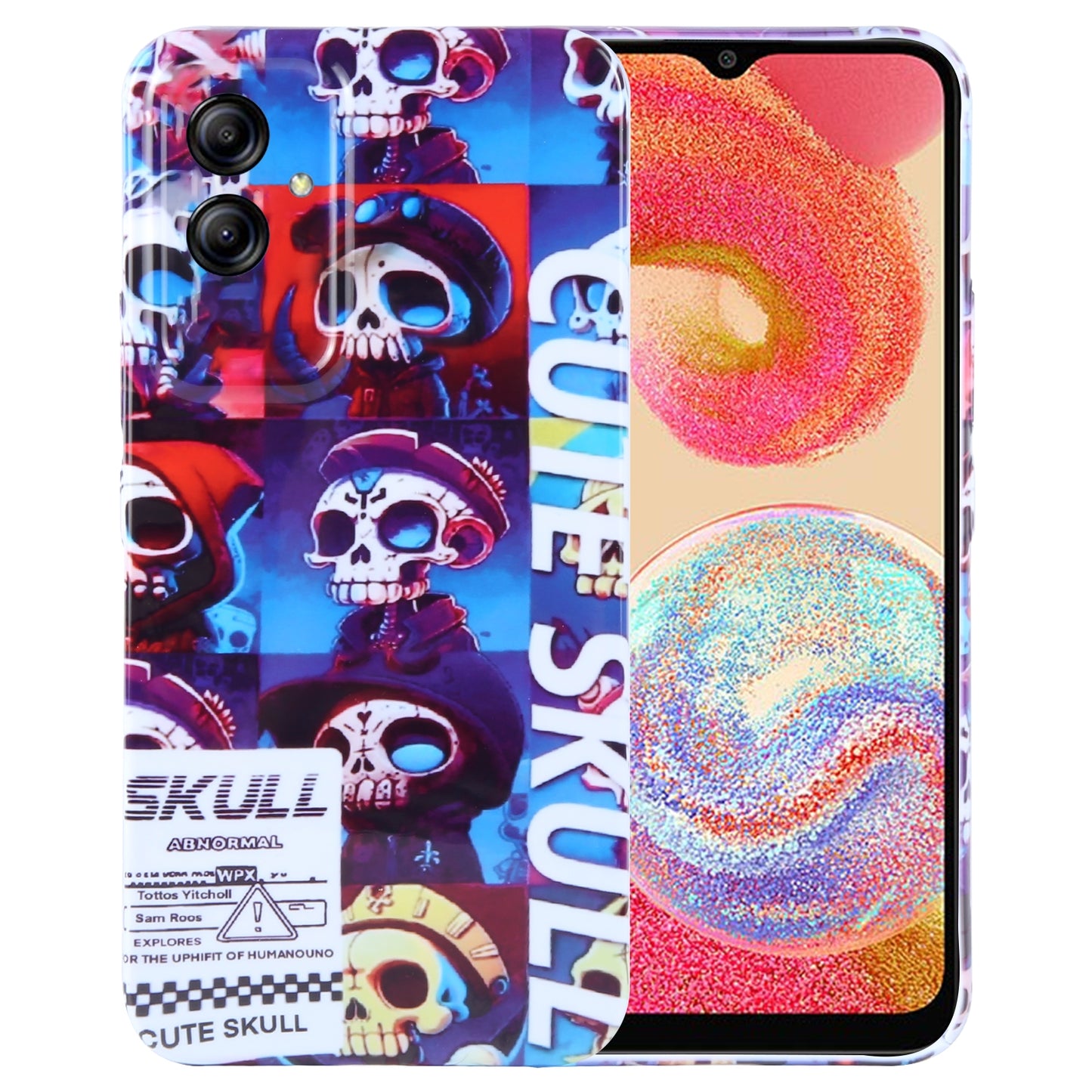 Samsung Galaxy A04e Painted Pattern PC Phone Case with Precise Hole Design