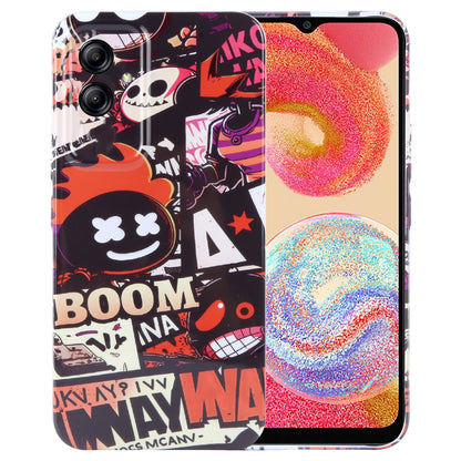 Samsung Galaxy A04e Painted Pattern PC Phone Case with Precise Hole Design