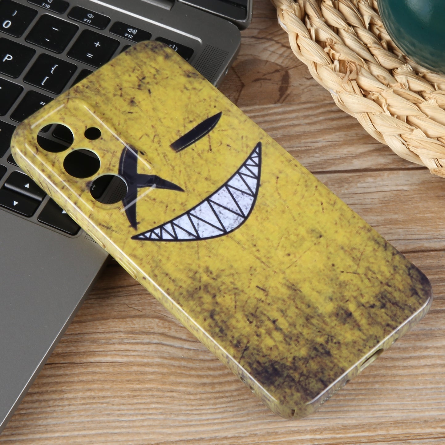 Samsung Galaxy A04e Painted Pattern PC Phone Case with Precise Hole Design