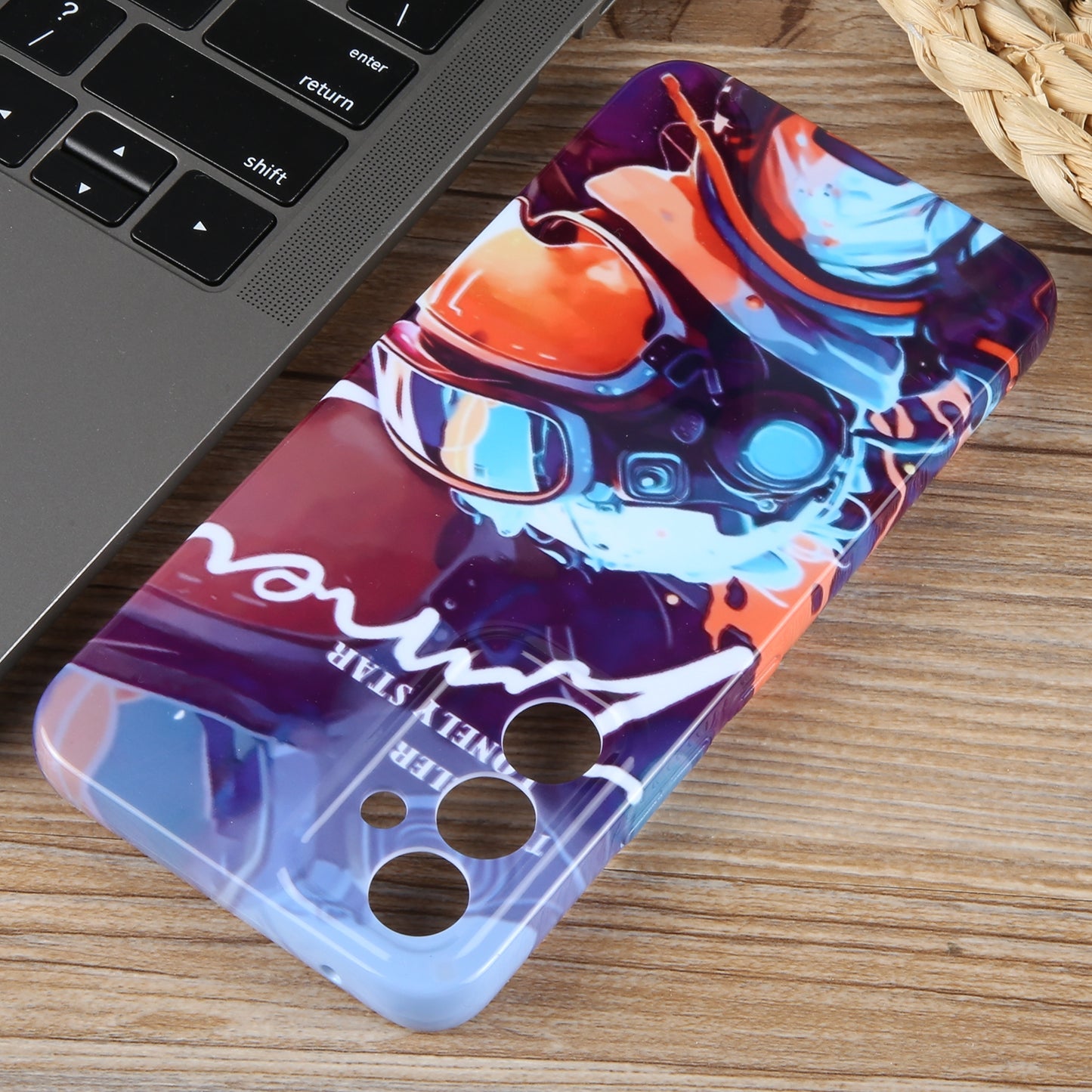 Samsung Galaxy A04e Painted Pattern PC Phone Case with Precise Hole Design