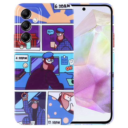 Samsung Galaxy A35 5G Painted Pattern PC Phone Case with Precise Hole Design