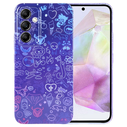 Samsung Galaxy A35 5G Painted Pattern PC Phone Case with Precise Hole Design