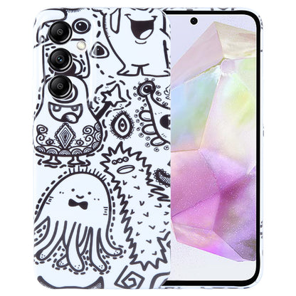 Samsung Galaxy A35 5G Painted Pattern PC Phone Case with Precise Hole Design