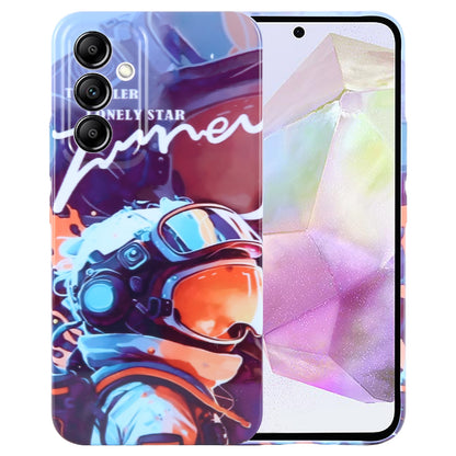 Samsung Galaxy A35 5G Painted Pattern PC Phone Case with Precise Hole Design