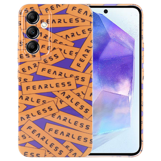 Samsung Galaxy A55 5G Painted Pattern PC Phone Case with Precise Hole Design